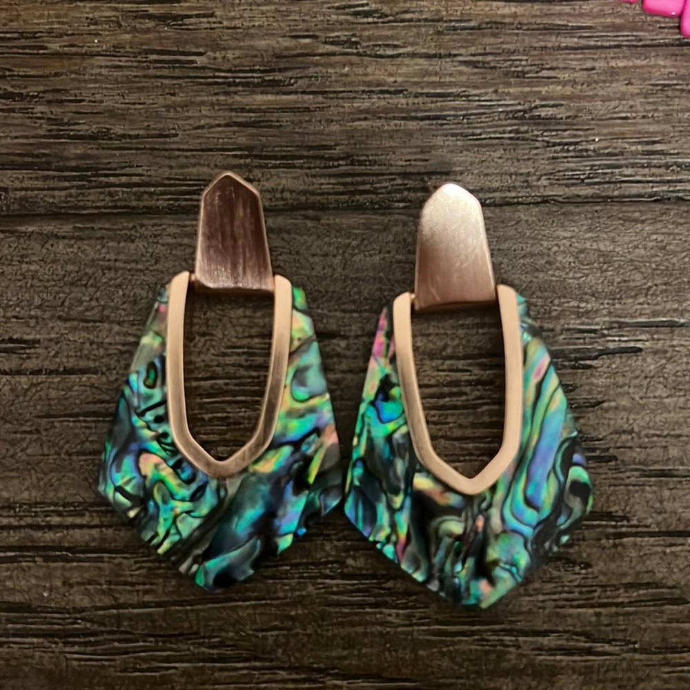 Flash sale 🚨Rose Gold Turquoise Kendra Scott Earrings